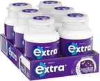 Extra Sugarfree Blueberry Chewing Gum 46pcs x6 | Long Lasting Fresh Breath by Extra