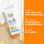 Garnier Kids Sensitive Sun Cream SPF50+ Lotion 200ml Water Resistant by Ambre Solaire