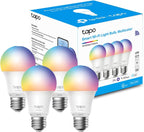 Tapo Smart Wi-Fi LED Bulb E27 8.7W L530E Colour Changing 4Pack Alexa Google Home by Tapo