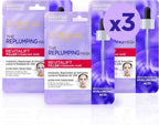 L'Oreal Paris Revitalift Filler Hyaluronic Acid Face Mask 3 Pack - Hydrating by L'Oréal