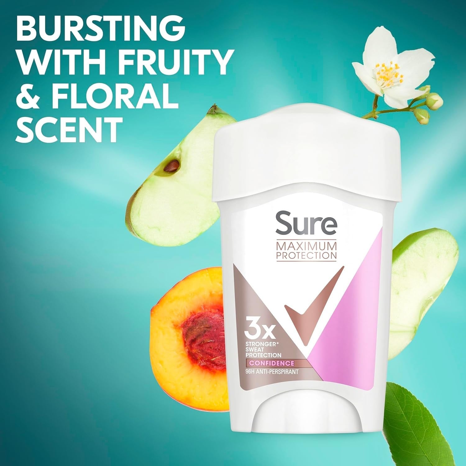 Sure Women Maximum Protection Confidence Cream Deodorant 45ml x6 by SURE