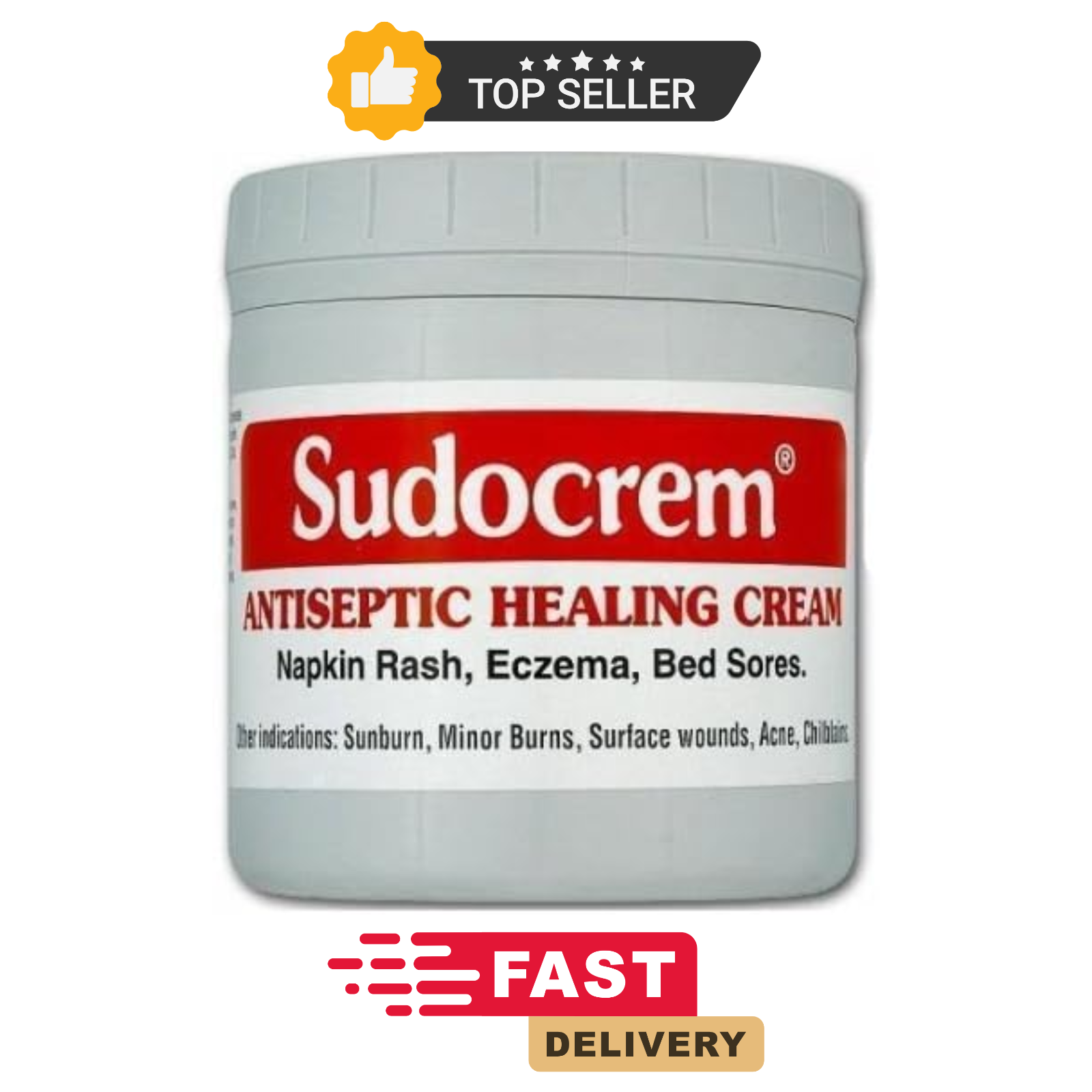 Sudocrem Antiseptic Healing Cream 1.25kg | For Nappy Rash, Eczema, Burns, Acne by Sudocrem
