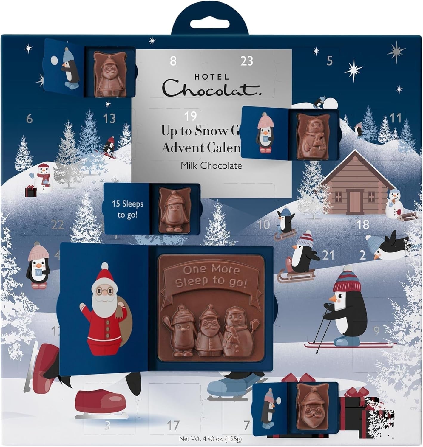 Hotel Chocolat Up to Snow Good Advent Calendar 100g Kids Christmas Chocolate by Hotel Chocolat