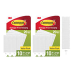 Command XL Picture Hanging Strips 20 Pairs White Heavy Duty 20lb Damage-Free Han by Command
