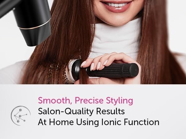 Wahl Ionic Flow Hair Dryer | Lightweight Powerful Frizz-Free Fast Drying Travel by Wahl
