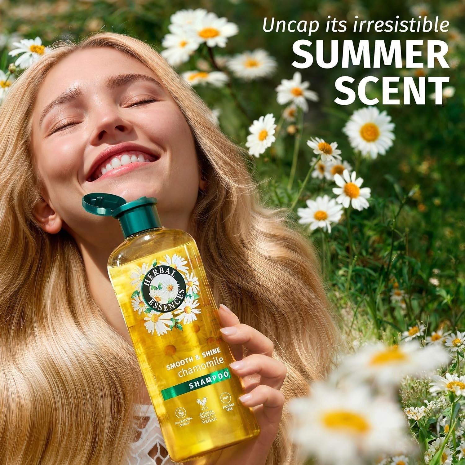 Herbal Essences Chamomile Smooth & Shine Set with Shampoo, Conditioner & Spray by Herbal Essences