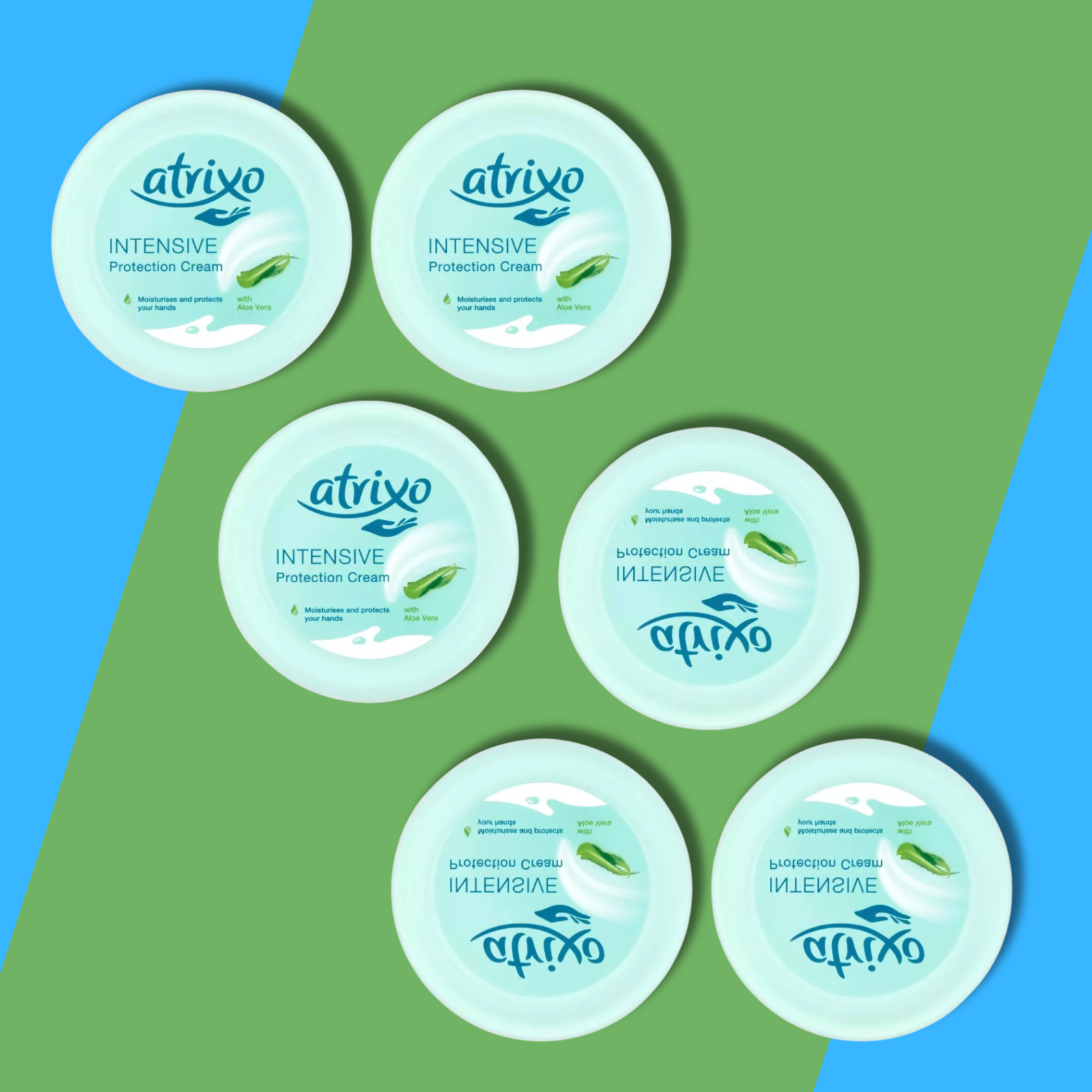 6x Atrixo Intensive Protection Hand Cream 200ml – Nourishing Care for Dry Hands by atrixo