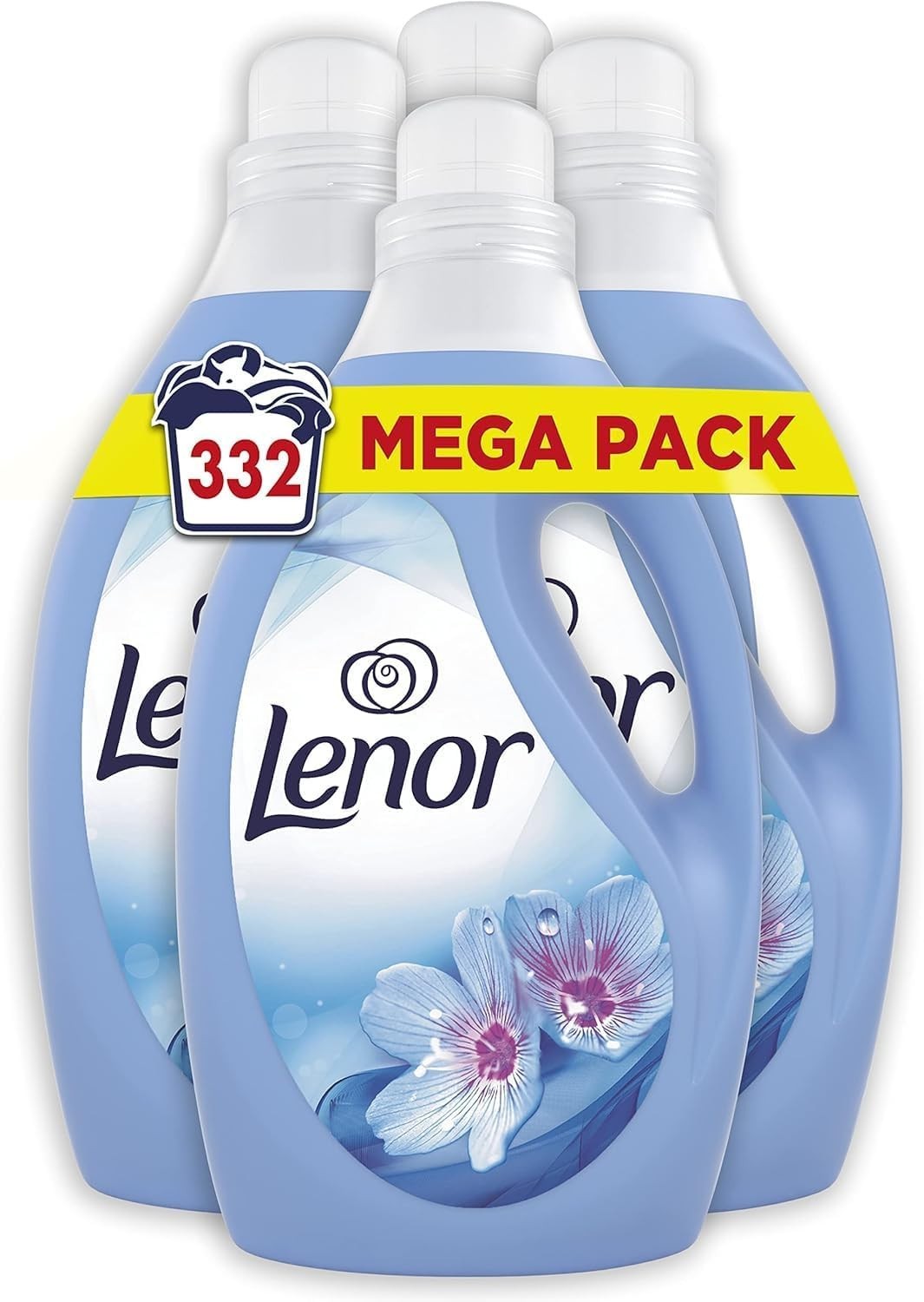 Lenor Fabric Conditioner Spring Awakening 332 Wash 12L 4x3L Protects Clothes by Lenor