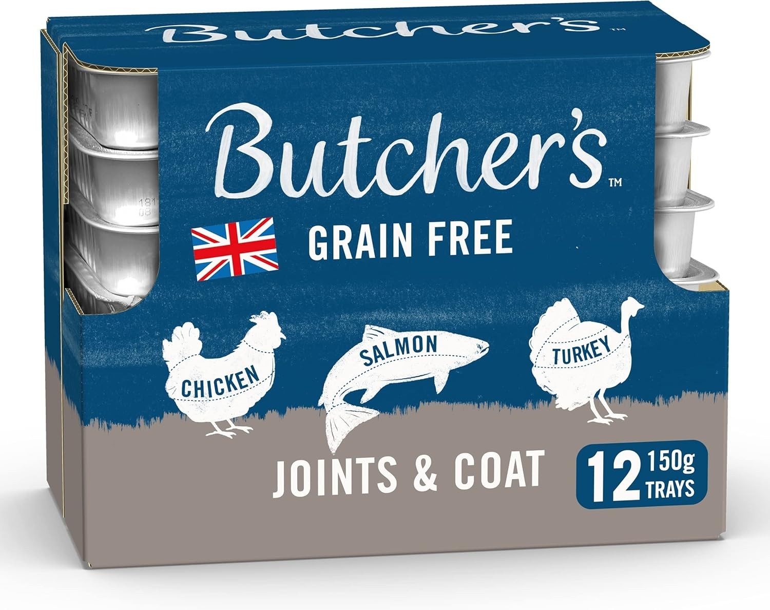 Butcher's Joints & Coat Wet Dog Food Trays Variety 150g –Healthy Skin & Mobility by Z Store