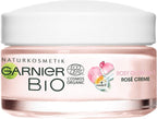 Garnier Bio Rosy Glow 3in1 Face Cream 50ml Rose Hip Oil & Vitamin C Moisturiser by Garnier