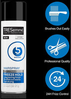 TRESemme Freeze Hold Hairspray 100ml x6 | 24hr Frizz Control Strong Hold by TRESemmé