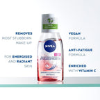 NIVEA Waterproof Eye Make Up Remover Gel Radiance 125ml Sensitive Skin Pink by NIVEA