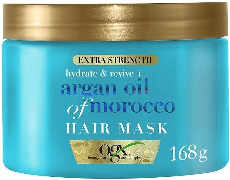 OGX Argan Oil of Morocco Hair Mask 168g | Nourishing & Repairing Hair Treatment by OGX