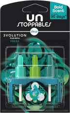 Febreze Unstoppables Plug In Refill Fresh Scent 6 Pack | Air Freshener Pods by Febreze