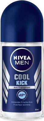 Nivea Men Roll-On Deodorant Fresh Antiperspirant 50ml x6 Long Lasting by NIVEA