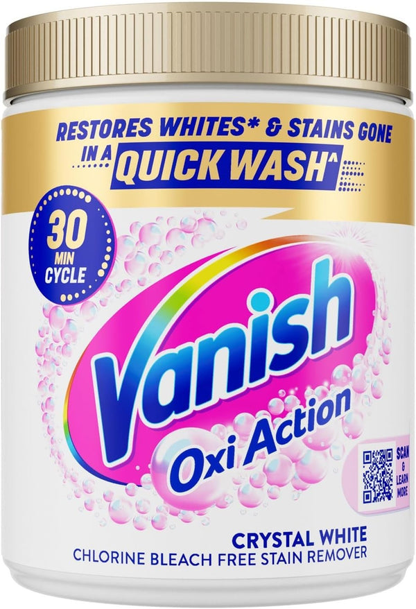 Vanish Gold Oxi Action Powder Stain Remover 850g | Whites Brightener Bleach Free