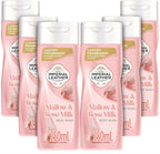 Imperial Leather Mallow & Rose Milk Body Wash 6x250ml Hydrating Shower Gel by Imperial Leather