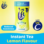 Lift Instant Lemon Reduced Sweetness Tea, 6 Bottles x 165g, Hot or Iced by Lift