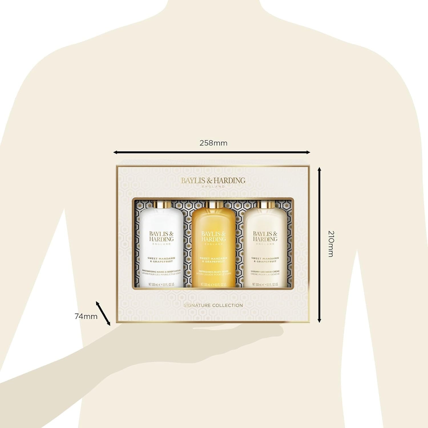 Baylis & Harding Sweet Mandarin & Grapefruit Bathing Essentials Gift Set Vegan by Baylis & Harding