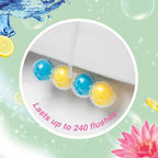 Bloo Power Active Toilet Rim Block Lemon 50g x10 | Fresh Clean Hygienic Toilet by Bloo