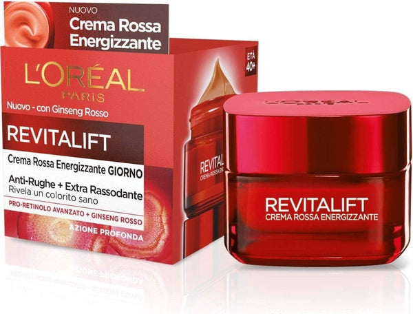 L'Oréal Revitalift Day Cream 50ml | Anti-Wrinkle, Firming, Pro-Retinol + Ginseng