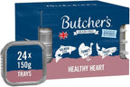 Butcher's Healthy Heart Wet Dog Food Trays 150g Complete Balanced Nutrition by BUTCHER'S