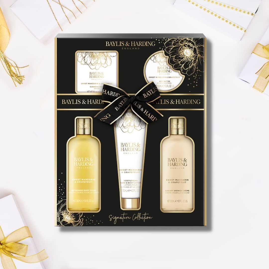 Baylis & Harding Sweet Mandarin & Grapefruit Bath Gift Set | Vegan Friendly by Baylis & Harding