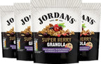 Jordans Super Berry Granola Cereal 550g x4 | High Fibre, Crunchy Breakfast UK by Jordan