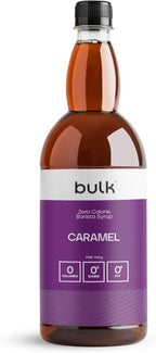 Bulk Zero Calorie Barista Syrup Caramel 1L Sugar Free Vegan Coffee & Shakes by Bulk