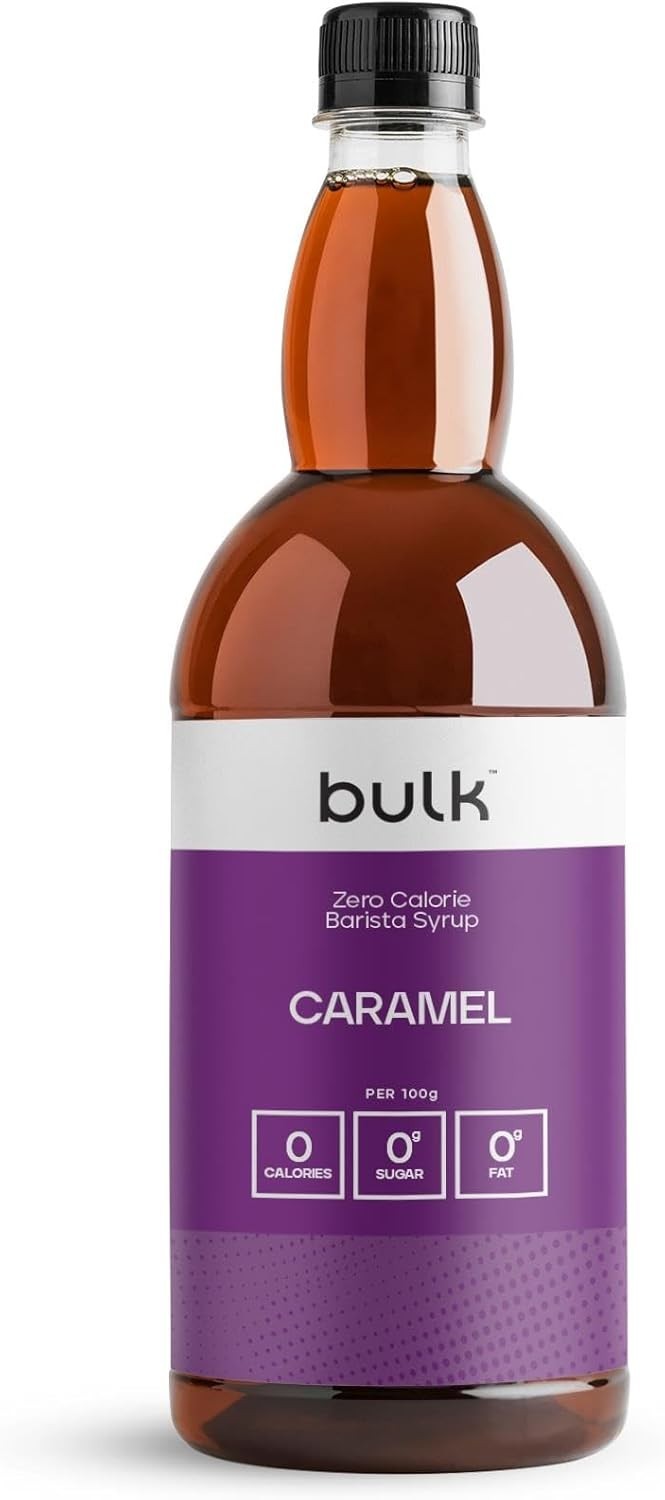 Bulk Zero Calorie Barista Syrup Caramel 1L Sugar Free Vegan Coffee & Shakes by Bulk