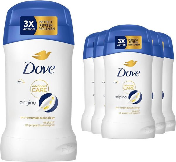 Dove Advanced Care Anti Perspirant Cream Stick Pack 6 50ml