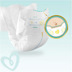 Pampers Premium Protection Nappies Size 1, 96 Count, Infant Diapers, White by Pampers