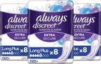 Always Discreet Incontinence Pads Long Plus 24 Pack Women by Always
