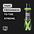 Right Guard Men’s Deodorant Xtreme Fresh 72H Anti-Perspirant Spray 6x150ml by Right Guard