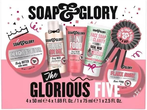 Soap & Glory Gift Set – Travel Size Skincare Travel Kit | Mini Skincare Bundle