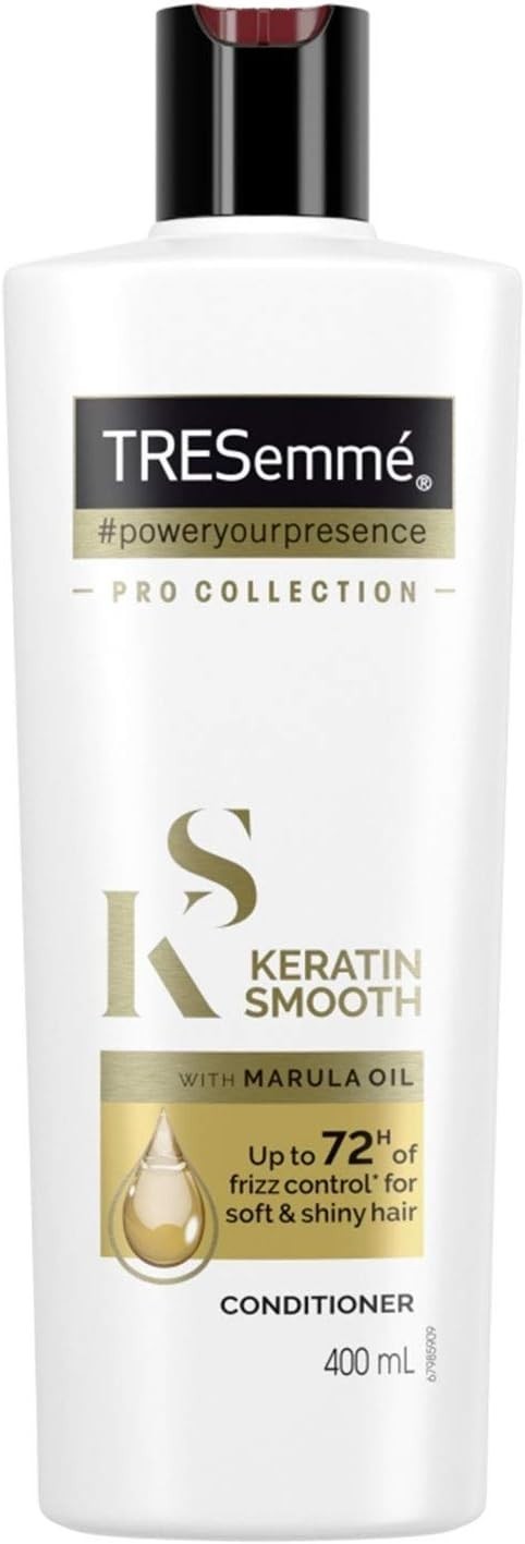 TRESemmé Keratin Smooth Conditioner 400ml Pack of 6 Frizz Control & Shine by TRESemmé