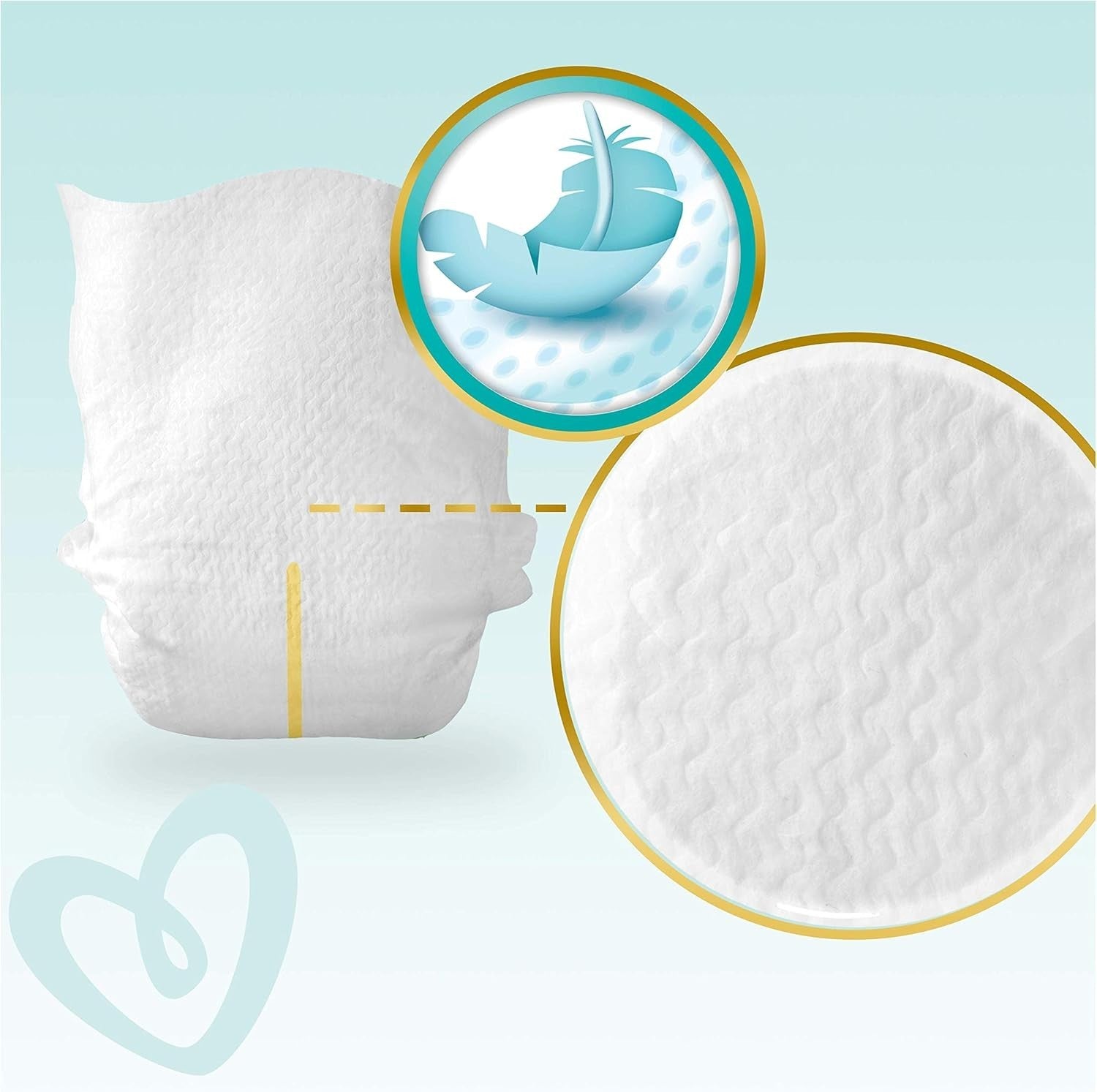Pampers Premium Protection Nappies Size 2 | 80 Pack | Soft & Gentle Baby Diapers by Pampers