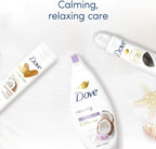 Dove Time To Relax Body Gift Set for Women 3 Piece with Luxury Shower Puff by Dove