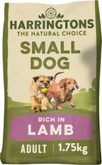 Harringtons Small Dog Food Lamb & Rice 4x1.75kg | Natural Dry Complete Meal by Harringtons
