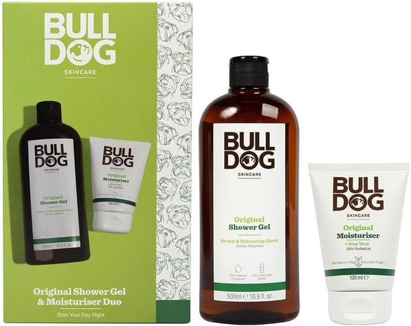 Bulldog Body Duo Gift Set Shower Gel Moisturiser Men