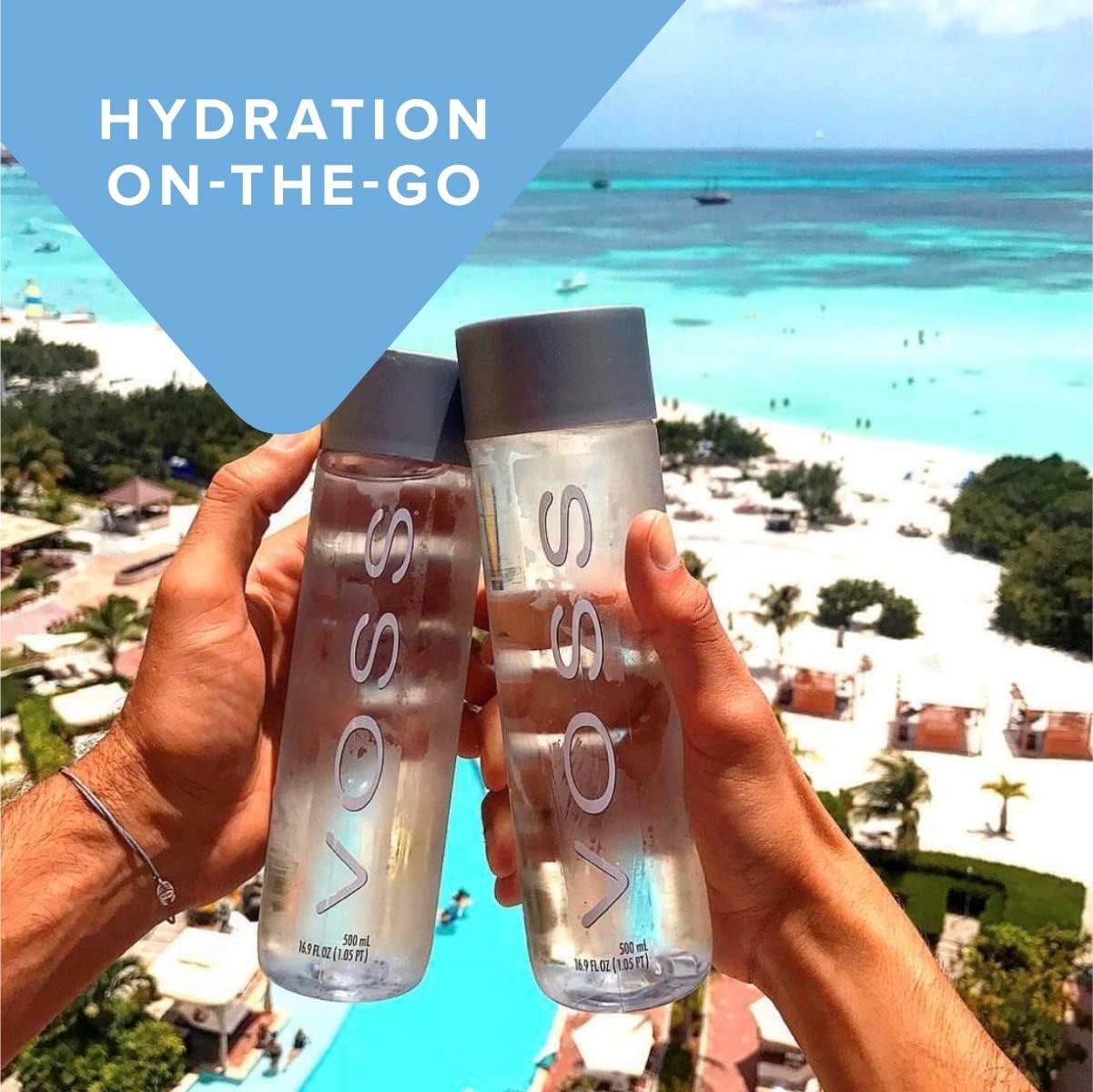 Voss Artesian Still Water 330ml Glass Bottle Premium Natural Pure Norway Water by VOSS