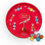 Lindt Lindor Assorted Chocolate Truffles Tin 400g | 32 Balls Gift Sharing by Lindt