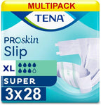 TENA Slip Super XL, 84 Incontinence Pants (3x28 Pack) Adult Protection 120–160cm by Tena