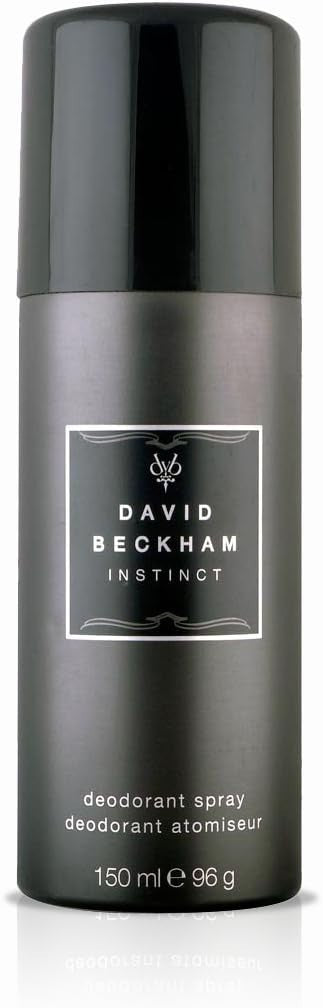 David Beckham Instinct Body Spray Deodorant 150ml Pack of 3 Men’s Fresh Scent by David Beckham