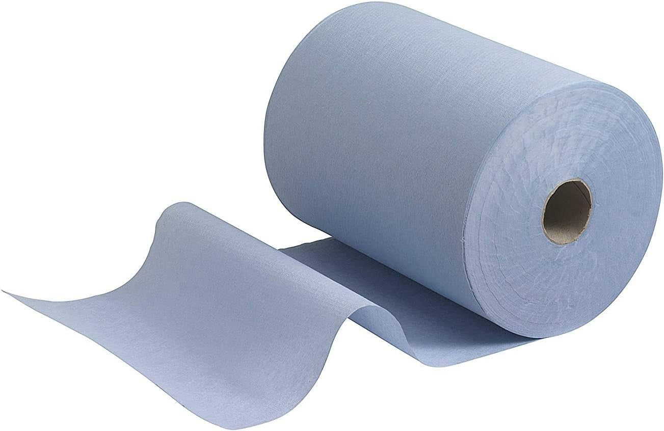 Blue Centrefeed Rolls 12 Pack 2 Ply Embossed Towels by Unbranded