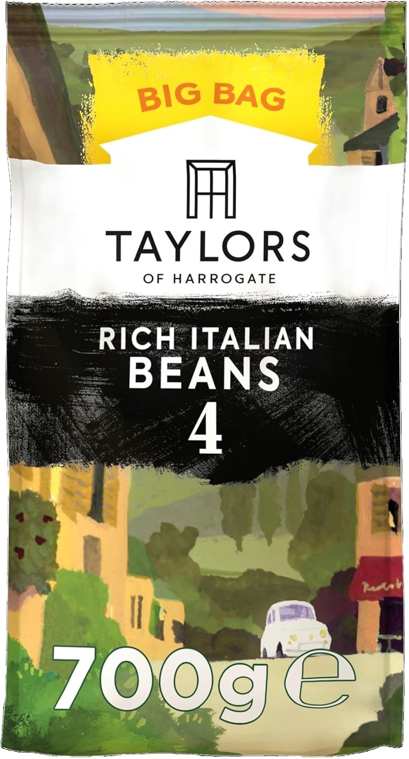 Taylors Rich Italian Coffee Beans 700g x3 | 100% Arabica Medium Roast 2.1kg by Taylors of Harrogate