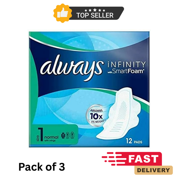 Always Infinity Ultra Thin Towels With Wings 36 Count