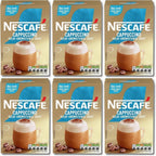 NESCAFÉ Cappuccino Decaf Unsweetened Coffee Sachets x42 | Pack of 6 Boxes by NESCAFÉ