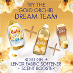 Bold Laundry Gel 6x840ml – 144 Washes, Gold Orchid, Lenor Freshness, Cold Wash by BOLD