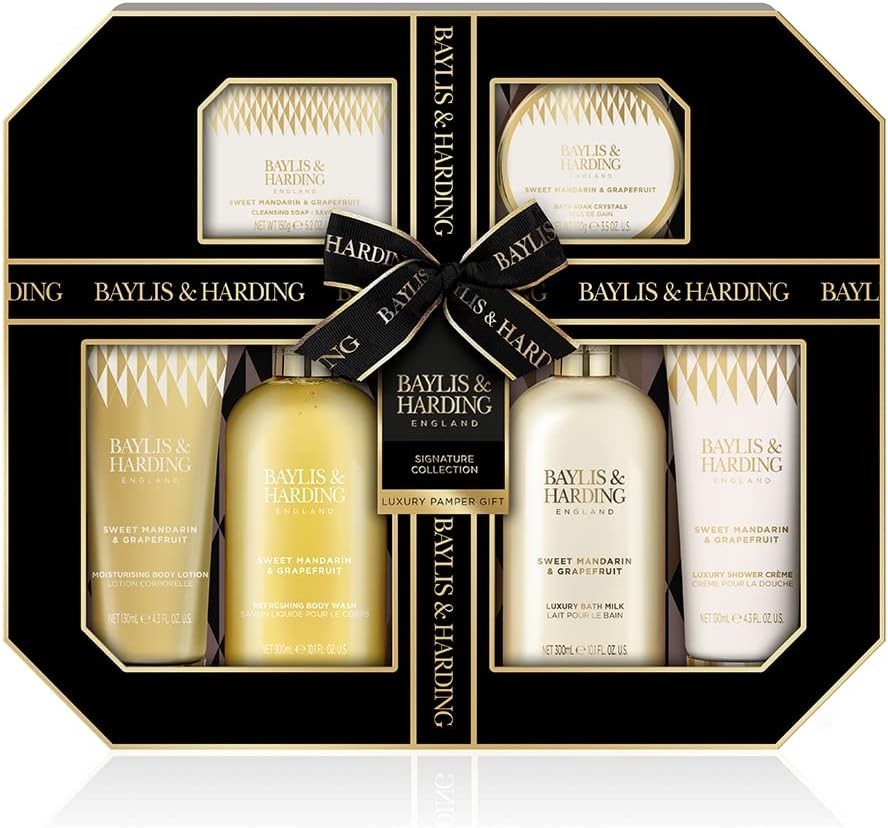 Baylis & Harding Sweet Mandarin & Grapefruit Bath Gift Set | Vegan Friendly by Baylis & Harding